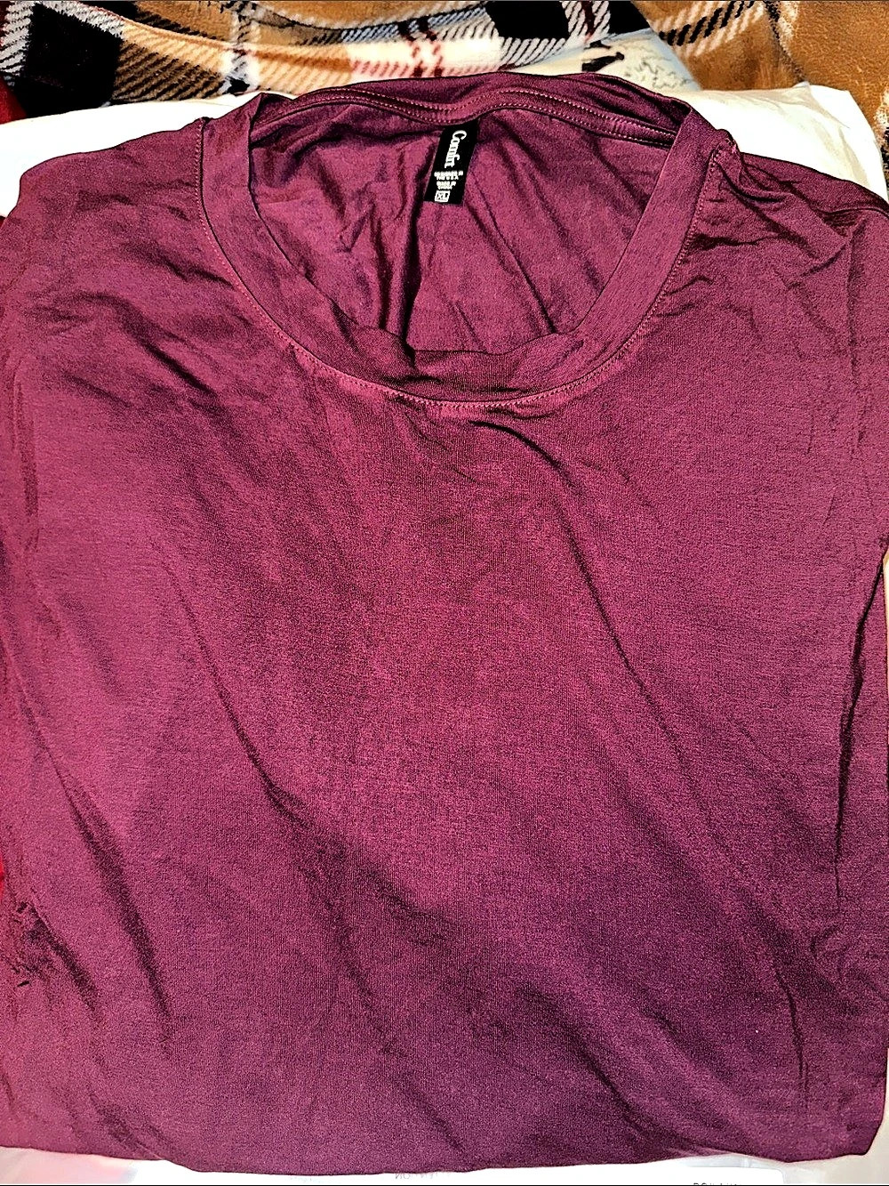 Comfrt Cloud Lounge Tee Short Sleeve Tee in Plum XL NWT